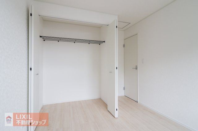 【収納】現地完成写真。しっかり収納がついております！