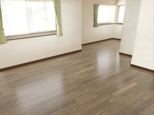 約20帖の広々としたLDKです！　※AI加工により家具・荷物を消去しています（現況優先）