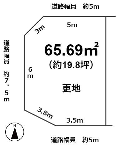 区画図：326000190463