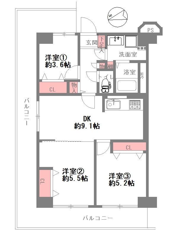 間取り：327002366378