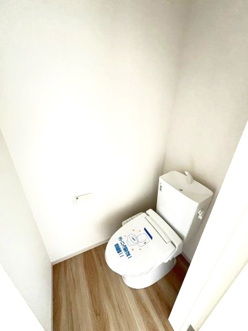 現地写真。2階にもトイレです。