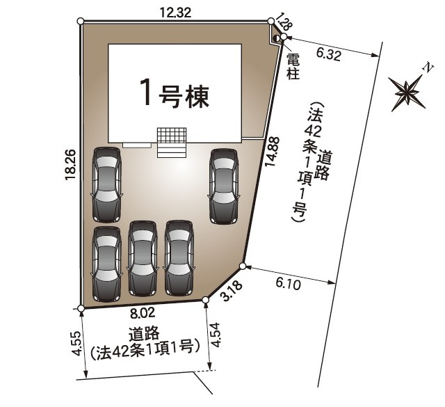 区画図です