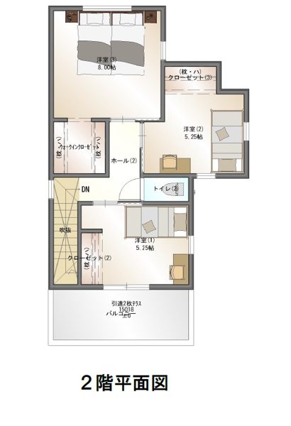 【塔野一丁目の間取り】