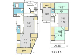千代田町 中古戸建の間取り