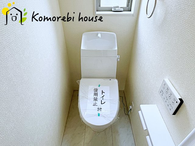 ゆったりとした空間のトイレです