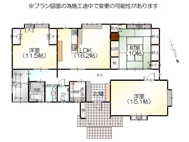 間取り：317000011453