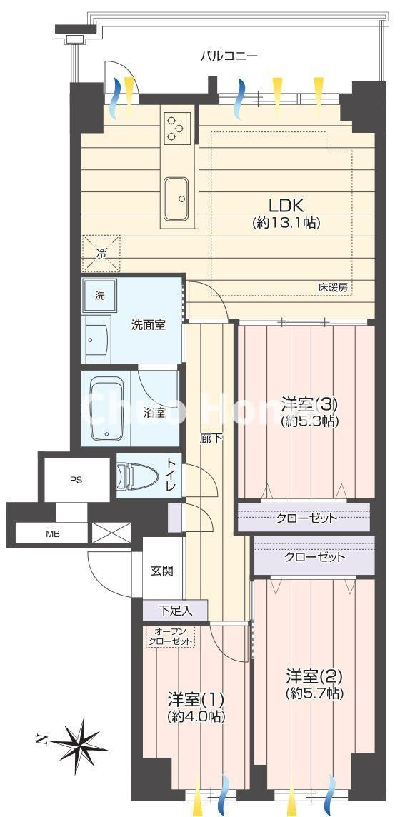 間取り：313004734365
