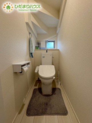 節水できるトイレで、少ないお水でもしっかりと洗浄してくれます！