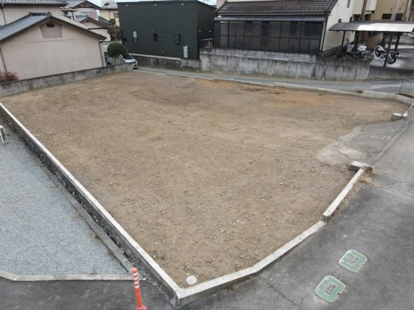 【南アルプス市山寺　売地の外観】