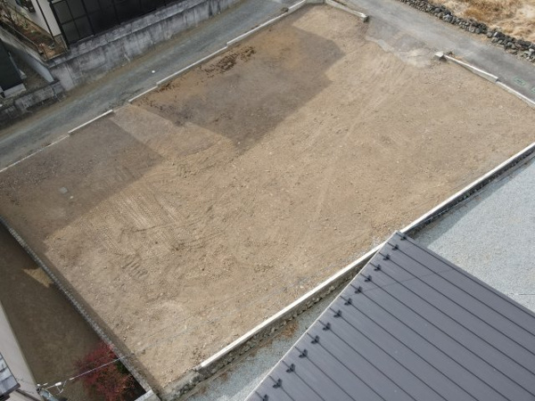 【南アルプス市山寺　売地の外観】