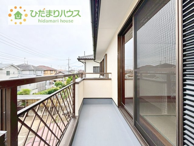 南側に面したバルコニー☆彡お洗濯物がよく乾きます♪