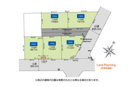 売地／ふじみ野市川崎2丁目　全6区画の間取り