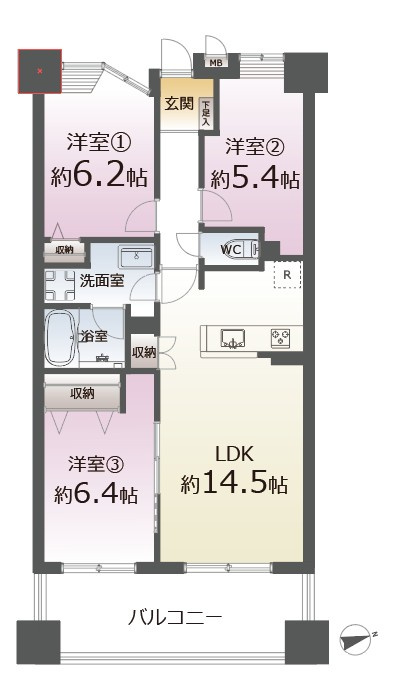 間取り：304000325765
