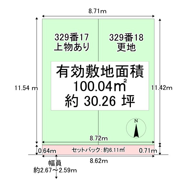 区画図：326000260864