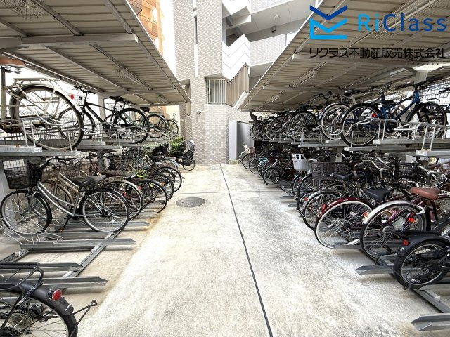 駐輪場です