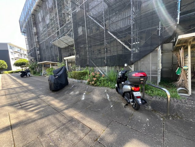 年額3600円のバイク置場あり