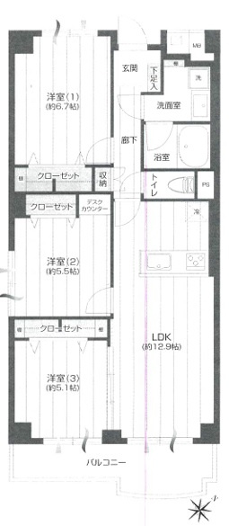 間取り：312001187189