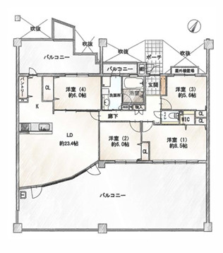 間取り：328000649179