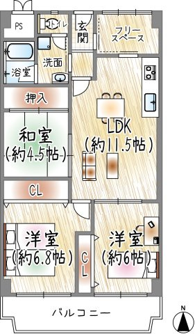 間取り：328000687828
