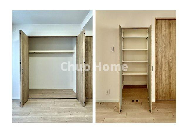居室にはクローゼットを完備し、自由度の高い家具の配置が叶うシンプルな空間です。お子様の成長と必要になる子供部屋を与えるにはぴったりの間取りですね。