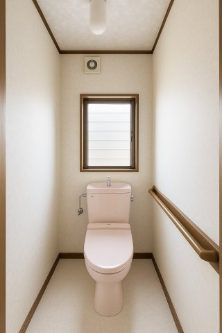 清潔感のあるトイレです