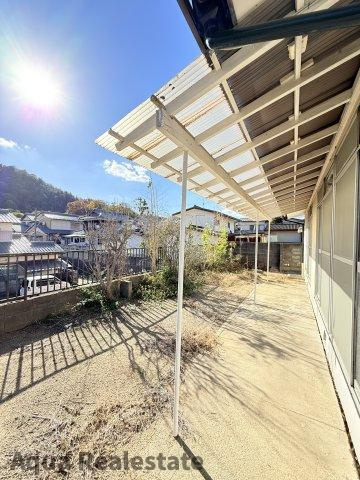 お庭の付いた物件です