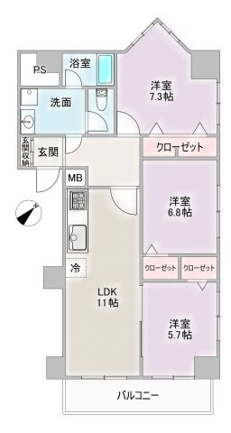 間取り：323000487840