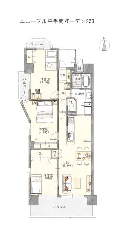間取り：323000496766