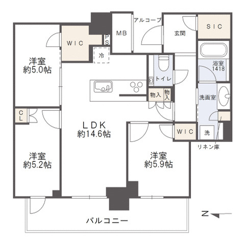 間取り：327002263964