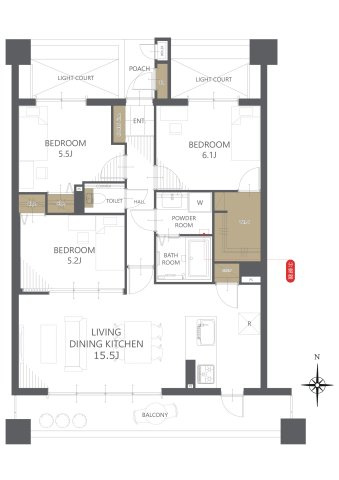 間取り：307000077109