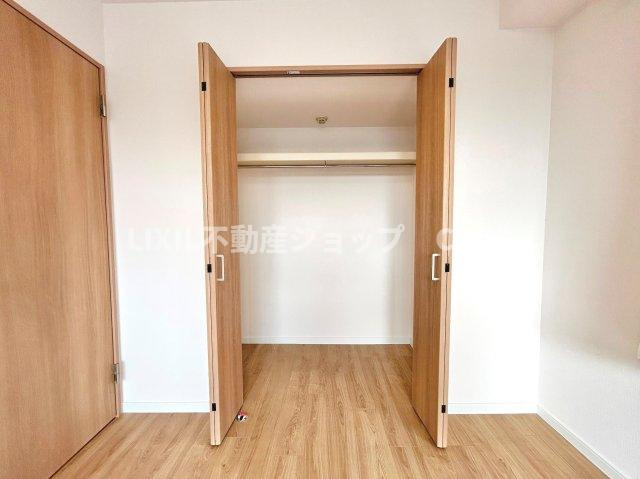 全居室にクローゼットを完備！居室空間をより広く隅々までお使いいただけますね。