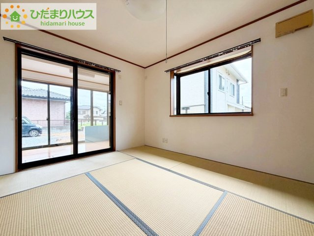 赤ちゃんスペースや客間など、多彩な用途で使用できる和室☆