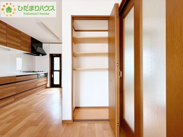 備え付け収納で、スッキリお片付け！