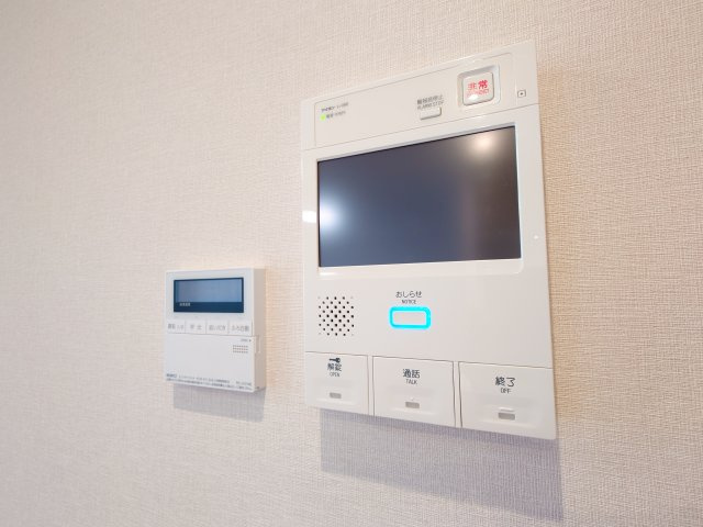 【防犯】TVモニター付きインターホン、防犯にも安心です♪