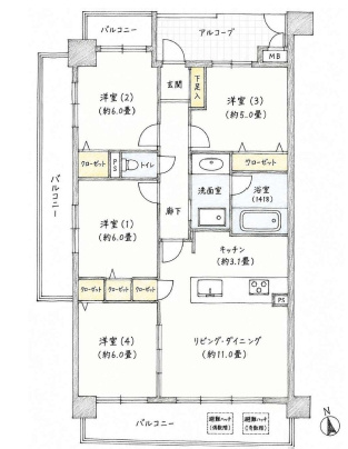 間取り：323000535269