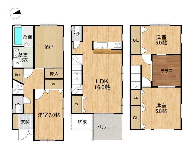 間取り：327001651576