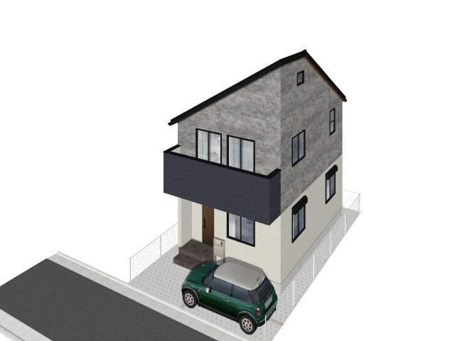 参考プラン　外観完成予想パース
