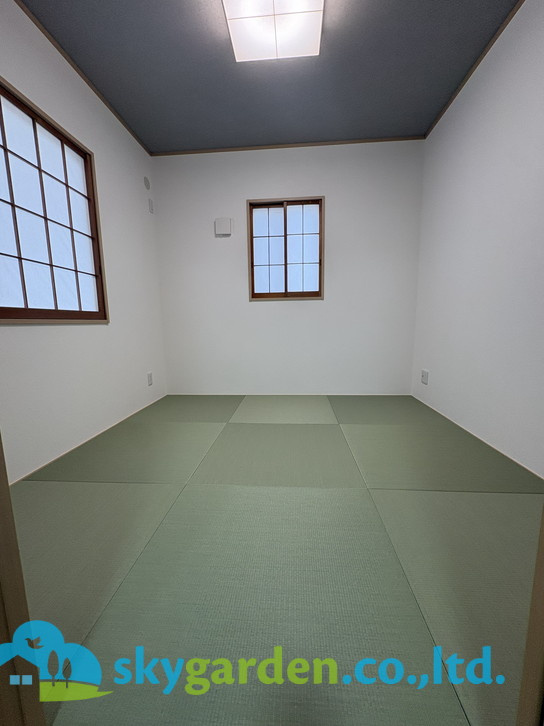 明るい和室です