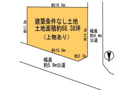 茨木市玉瀬町 売土地の間取り