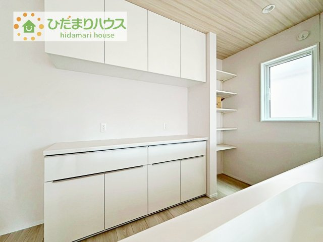 備え付け収納で、スッキリお片付け！