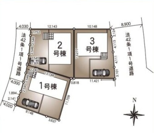 2号棟　全居室に収納がある4LDK・納戸！キッチン・洗面・浴室がまとまった水回り動線で、家事の移動もスムーズです！
