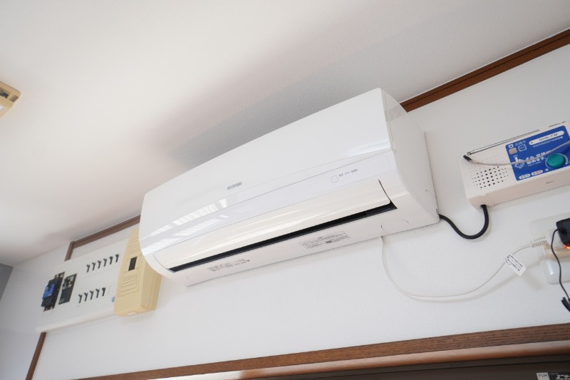 ダイニングスペースにエアコン設置済み！お客様へプレゼントいたします。