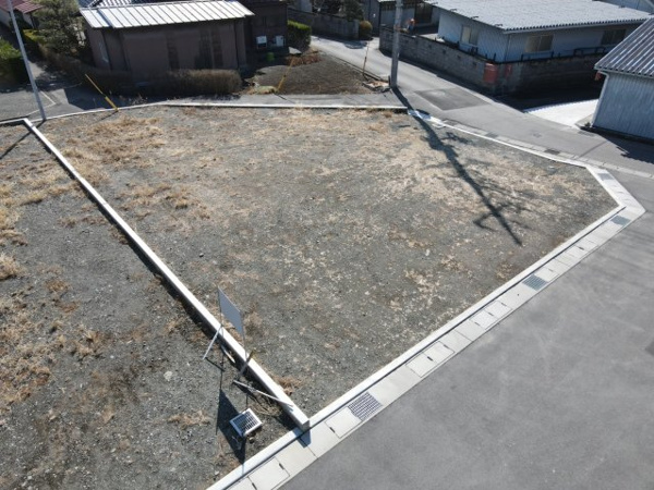 【南アルプス市加賀美　売地の外観】