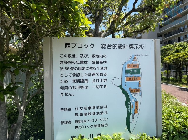 【総合的設計標示板】