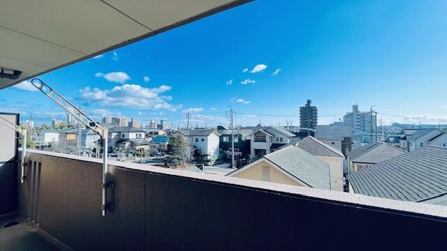 バルコニーからの景色です。?