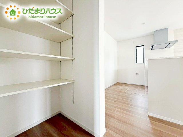 備え付け収納で、スッキリお片付け！