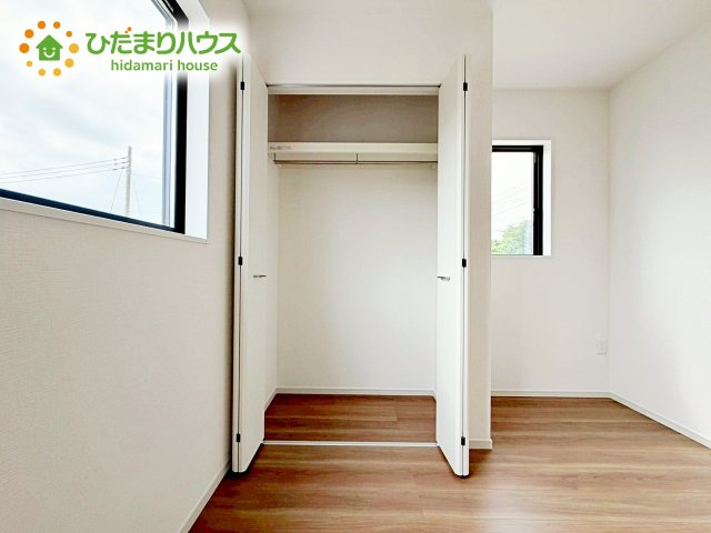 クローゼットタイプの収納は荷物がどこにあるかすぐに見つかります！