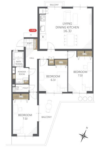 間取り：326000232851