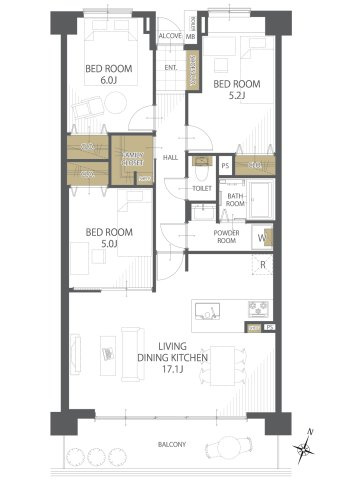 間取り：326000233008