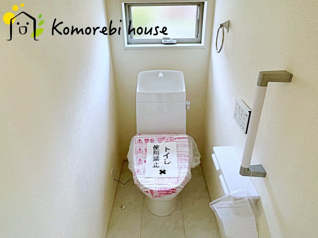ゆったりとした空間のトイレです